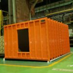 岐阜県 鉄鋼関連の企業様 (「耐震シェルター」(580トン耐久モデル)納品)