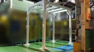 やぐら型鉄骨シェルター／法人向け耐震シェルター／災害対策／地震対策／納品実績