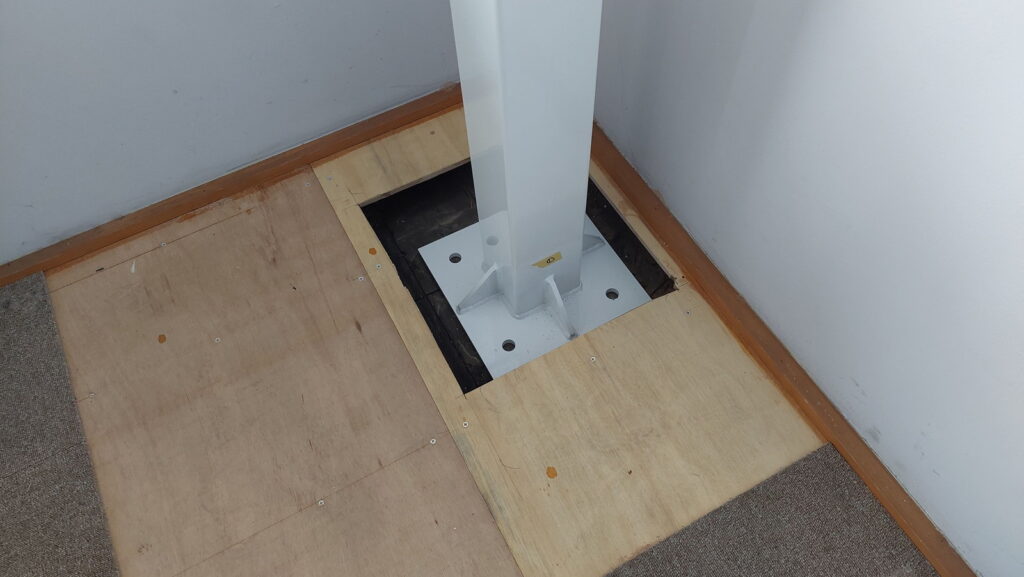 やぐら型鉄骨シェルターの納品実績／耐震シェルター／地震対策